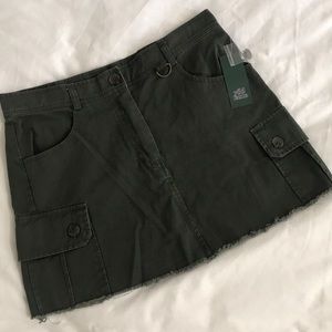 Wild Fable Green Mini Skirt